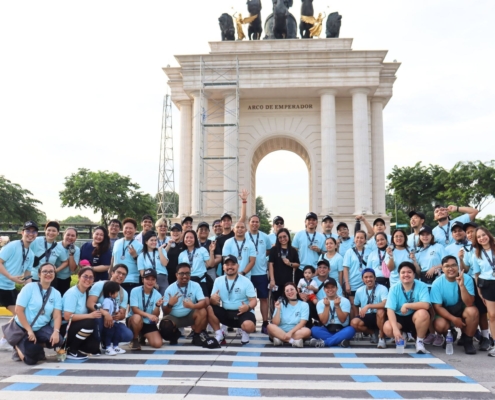 Cybalink team participating in The Big S'Cool Walk community fundraising event