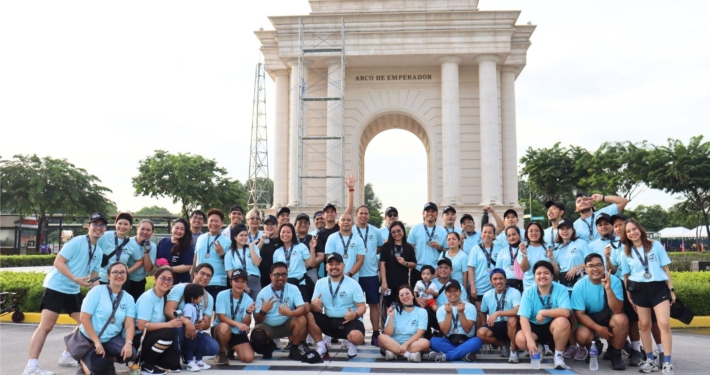 Cybalink team participating in The Big S'Cool Walk community fundraising event